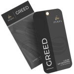 Greed Disposable Card Freshener for Men | Car Scents Air Freshener with Greed Fragrance | Strong Car Perfume Air Freshener with Odour Eliminating Technology | Greed by Perfa