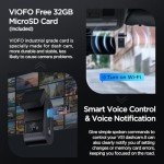 VIOFO VS1 Mini Dash Cam, 1440P/2K HDR Dashcam, STARVIS 2 Sensor, Free 32GB SD Card, 5GHz Wi-Fi Voice Control Car Dash Camera with GPS, Night Vision 2.0, 24H Parking Mode, Support 512GB Max