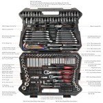 STARWORK TRUE MECHANIC™ 314-Piece Mechanics Tool Set and Socket Set, Professional Metric Set
