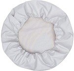 White Spare Tire Cover, Wheel Cover PVC Leather Waterproof Dust-Proof Universal Fit for Jeep, Trailer, RV, SUV and Camper (15 Inch)