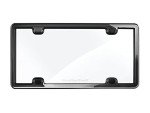 WeatherTech ClearCover - Clear Acrylic Lens Cover with Durable Frame That Protects License Plates, Black