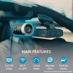Escort M2 Smart Dash Cam – 1080P Full HD Video Dash Cam, Incident Reports, Parking Mode, Drive Smarter App, Wi-Fi & GPS, 16GB Micro SD Card, Compatible with MAX 360c, MAX 360