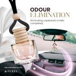 Car Air Fresheners - Linen Comfort Car Air Freshener for Men and Women | Pack of 2 Long Lasting Car Air Freshener | Odor Eliminator Car Perfume Diffuser | Car Air Freshener Vent Clip by Perfa