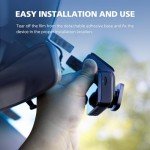 PHILIPS Dash Cam Wide Angle, 3" Screen Dashcam for Cars, Built-in WiFi, G-Sensor, Night Vision, Safety Alert, Loop Recording, Voice Control (Front Camera Only 1600P)