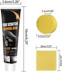 Car Scratch Remover,Scratch Remover for Vehicles,Car Scratch Repair Paste Polishing Wax,2025 Best Deep Scratch Remover for Cars,with Wipe & Sponge for Vehicles for Deep Scratches (2Pcs)