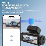 Dash Cam Front and Rear,3" IPS Screen Dash Camera for Cars,Car Camera 4K HD Front & 1080P Rear,5GHz WiFi&APP dashcams,HDR Dash cam,G-Sensor,Night Vision,24H Parking Monitoring,Loop Recording,Free64GB