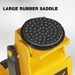 YELLOW JACKET 3.5 Ton Low Profile Floor Jack Quickly Lift Hydraulic Car Jack with Dual Pumps, 7700 lb Capacity