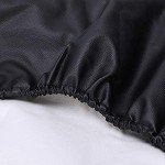 Jayke Joy Spare Tire Cover, Wheel Cover with American Eagle US Flag PVC Leather Waterproof Dust-Proof Universal Fit for Jeep Trailer RV SUV Camper Vehicle (14 Inch)