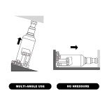 BIG RED T90203C Torin Welded Car Bottle Jack with Vertical and Horizontal Usage: Capacity 2 Ton (4,000 LBs), Red