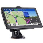 GPS Navigator for Car, Latest 2025 Map 7 inch Touch Screen GPS for Car 256-16GB, Voice Turn Direction Guidance, Speed and Red Light Warning, Pre-Installed North America Lifetime map Free Update