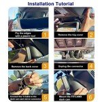 Fitcamx 4K Dash Cam Suitable for RAM 1500 (Model B) 2019-2024 Rebel Big Horn Laramie Tradesman TRX Classic, OEM Look, 2160P UHD Video, WiFi & APP, Loop Recording G-Sensor, Easy to Use, 64GB Card