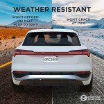 Rightcar Solutions Silicone License Plate Frame | The Original Premium Grade Silicone Car Plate Frame | Rust Proof, Rattle Proof, Weather Proof License Plate Holder (White)