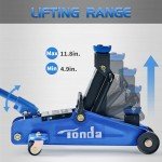 TONDA Floor Jack, Hydraulic Portable Car Lift Jack, 1.5 Ton (3,000 lb) Capacity (Blue)