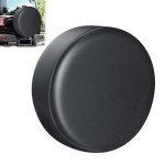 Amooca Spare Tire Cover Thickening PVC Leather Automotive Wheel Cover Universal Fit for SUV Truck Camper Trailer RV JP FJ Waterproof Sun Rain Snow Tire Protector Black 27-29 inch