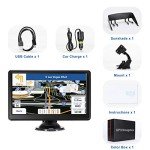 GPS Navigation for car,7 inch High-Definition Touch Screen 256-16GB，2025 Maps (Free Lifetime Updates), Truck GPS Commercial Drivers, Semi Trucker GPS Navigation System, Custom Truck Routing