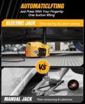 ‎TaskStar Electric Car Jack Kit,5 Ton 12V Car Jack Hydraulic with Electric Impact Wrench and Tire Inflator Pump, Portable Car Jack Kit for SUV MPV Sedan Truck Change Tires Garage Repair