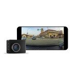 Garmin Dash Cam 47, 1080p and 140-degree FOV, Monitor Your Vehicle While Away w/ New Connected Features, Voice Control, Compact and Discreet, Includes Memory Card