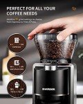 SHARDOR Conical Burr Coffee Grinder Electric 2.0, Adjustable Coffee Bean Grinder with 35 Precise Grind Setting for 2-12 Cup, Anti-static, Black