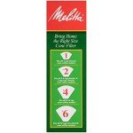 Melitta #2 Cone Coffee Filters, White, 100 Count