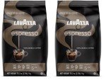 Lavazza Espresso Italiano Whole Bean Coffee Blend, Medium Roast,Premium Quality Arabic, 2.2 Pound (Pack of 2) (Packaging may vary)