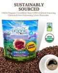 Subtle Earth Organic Coffee - Light Roast - Whole Bean Coffee - 100% Arabica Beans - Low Acidity and Non-GMO - 2lb bag