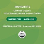 Cameron's Coffee Organic Breakfast Blend Whole Bean Coffee, Light Roast, 100% Arabica, 32-Ounce Bag, (Pack of 1)