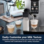 De'Longhi Dinamica Plus Espresso & Coffee Machine, Automatic Milk Frother, 24+ One Touch Recipes, Enjoy Lattes, Cappuccinos, and more, ECAM38085SB
