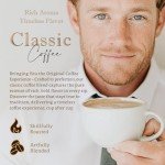 Classic Whole Bean Coffee - Organic Medium Roast - 100% Arabica Beans with Smooth Finish - Freshly Roasted 16 oz Bag by Coffea Flavor