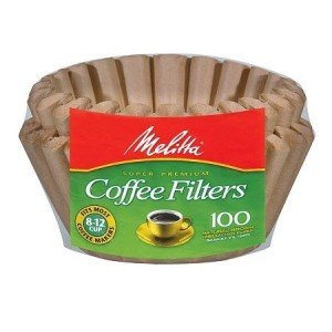 Melitta Basket Coffee Filters Natural Brown Unbleached 100 Count