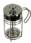 GROSCHE MADRID French Press - Premium Coffee and Tea Maker - 0.35L - 11.8oz - Borosilicate Glass Beaker - Dual Filter System For Rich Brew - Versatile Brewing | Stainless Steel Filter