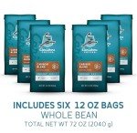 Caribou Coffee, Medium Roast Whole Bean Coffee - Caribou Blend 72 Ounces (6 Bags of 12 Ounces)
