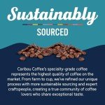 Caribou Coffee, Medium Roast Whole Bean Coffee - Caribou Blend 72 Ounces (6 Bags of 12 Ounces)