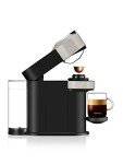Nespresso Vertuo Next Coffee and Espresso Maker by Breville, with Aeroccino Milk Frother, Light Grey