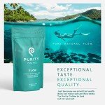 Purity Coffee FLOW Medium Roast Organic Coffee - USDA Certified Organic Specialty Grade Arabica Whole Bean Coffee - Third Party Tested for Mold, Mycotoxins and Pesticides - 12 oz Bag