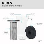 Simple Modern Hugo Cold Brew Coffee Maker | Airtight Pitcher with Fine Mesh Filter | Iced Tea Brewer | 1.5 Quart