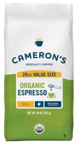 Cameron's Coffee Organic Espresso Whole Bean Coffee, Dark Roast, 100% Arabica, 28-Ounce Bag, (Pack of 1)