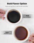 SHARDOR K Cup Coffee Maker With Bold Setting, Single Serve Hot & Iced Coffee Maker for K-Cup and Grounds, 52oz Removable Water Tank, 6 to14oz Brew Sizes, Pod Coffee Machine With Reusable Filter, Gray