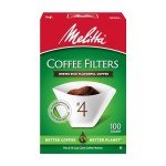 Melitta #4 Cone Coffee Filters, White, 100 Count (Pack of 6) 600 Total Filters Count - Packaging May Vary