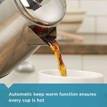 Farberware 8-Cup, Black Percolator, Stainless Steel, FCP280