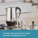 Farberware 8-Cup, Black Percolator, Stainless Steel, FCP280