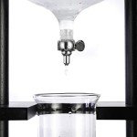 Yama Cold Brew Maker I Ice Coffee Machine With Slow Drip Technology I Makes 6-8 cups (32oz), Large Capacity Cold Brew Coffee Tower, Black Wood Straight Frame