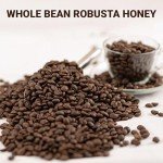 doanhdang - 17.6 Oz Premium Honey Robusta Whole Bean Coffee, 100% Medium Roast, Rich Flavor for Espresso Shot and Brew, Origin from Vietnam, Whole Med Roast Beans, Pack of 1, Phin Filter Included