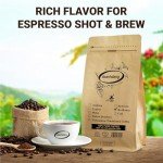 doanhdang - 17.6 Oz Premium Honey Robusta Whole Bean Coffee, 100% Medium Roast, Rich Flavor for Espresso Shot and Brew, Origin from Vietnam, Whole Med Roast Beans, Pack of 1, Phin Filter Included