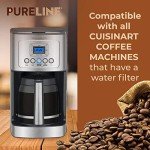 Cuisinart® Coffee Filter Replacement - 12 Pack Cuisinart® Coffee Maker Water Filter by Pureline - Charcoal Water Filter - for all Cuisinart Coffee Machines
