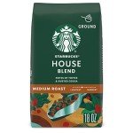 Starbucks Ground Coffee, Medium Roast Coffee, House Blend, 100% Arabica, 1 bag (18 oz)