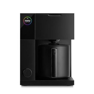 Fellow Aiden Precision Coffee Maker - 10-Cup Capacity, Built-In Brewing Guidance, Scheduling, Companion App, Removable Water Tank, Matte Black