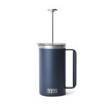 YETI Rambler 34 oz. French Press Coffee Maker, with GroundsControl Filter, Navy