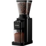SHARDOR Professional Conical Burr Coffee Grinder, Coffee Bean Grinder with 48 Grind Settings for Espresso, Drip & French Press, Upgraded Anti-Static Technology, Precision Timer, Black