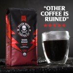 Death Wish Coffee Dark Roast Grounds -16 Oz, 2 Packs of Bold & Intense Blend of Arabica & Robusta Beans - USDA Organic Ground Coffee - Pack of 2
