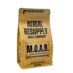 Aerial Resupply Coffee - MOAB Whole Coffee Beans Medium Roast, Double Caffeinated, Hand-Roasted with a Bold and Rich Flavor, 100% Vietnamese Robusta - 12 oz Bag